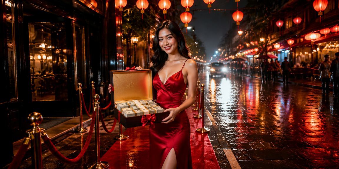 Khung cảnh người chơi cá cược bóng đá tại Hà Nội trong lễ hội đèn lồng